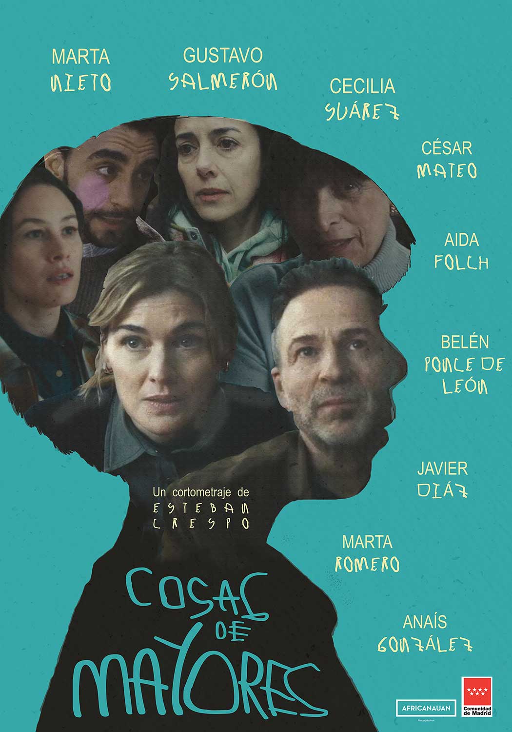Cartel del corto Cosas de mayores