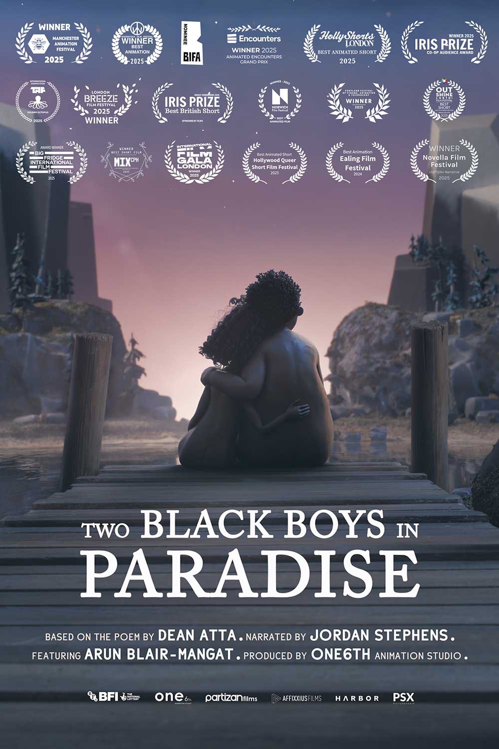 Cartel del corto Two Black Boys in Paradise